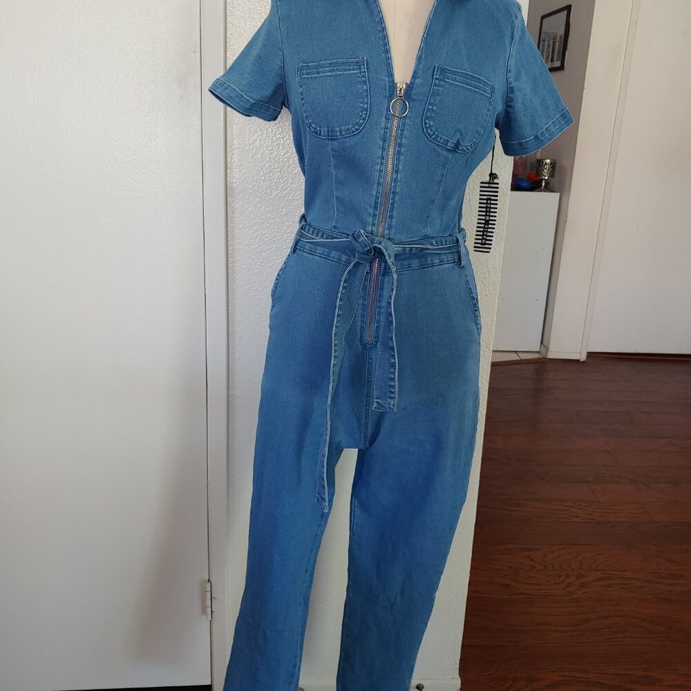 Denim Blue Jumpsuit